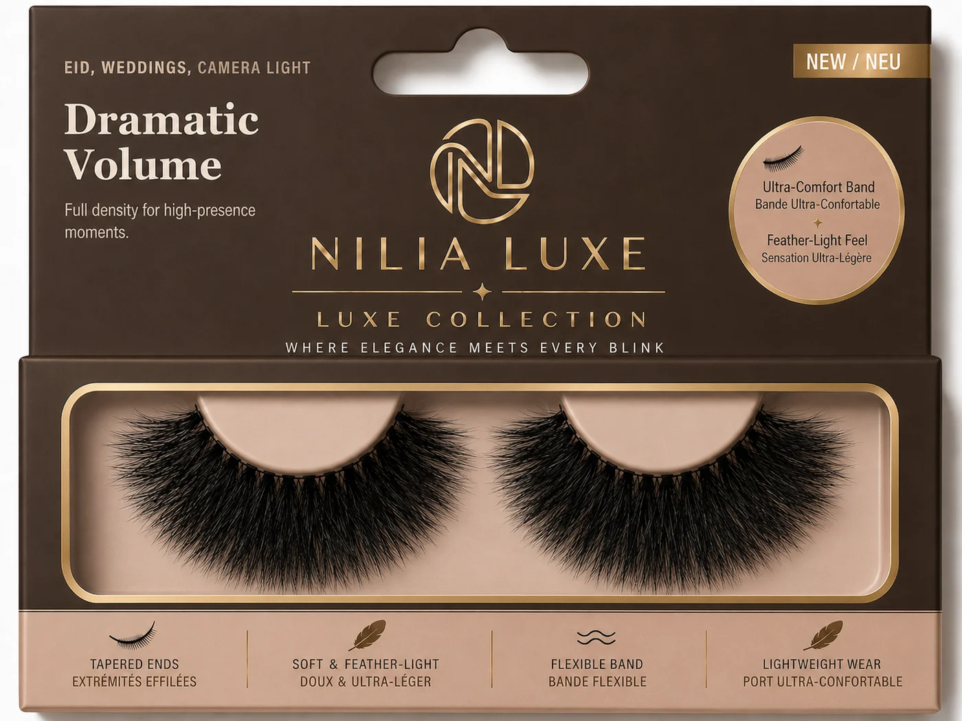 Dramatic Volume Nilia Luxe package