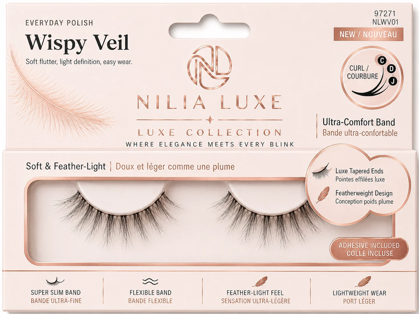 Wispy Veil Nilia Luxe package